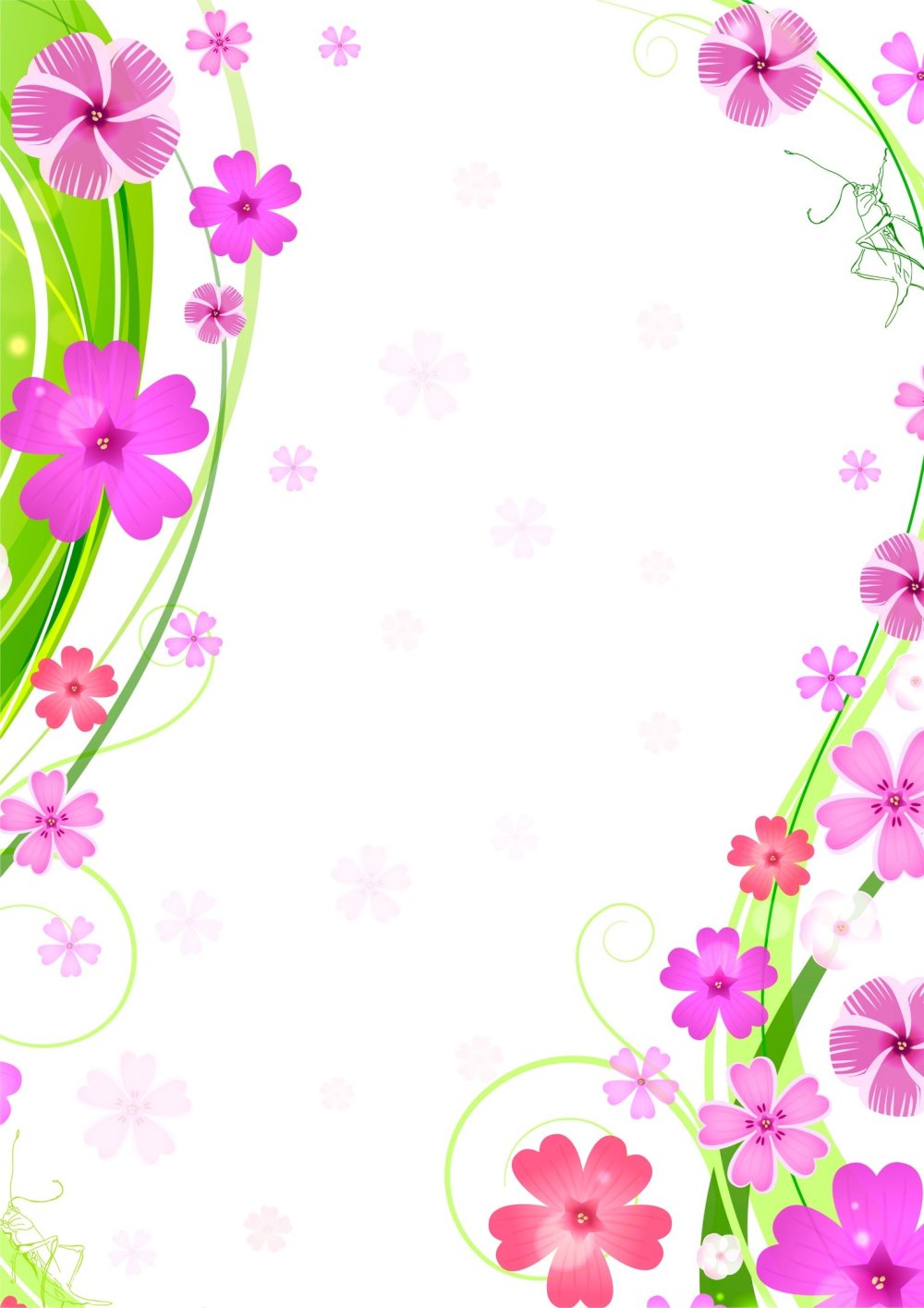 Фон с цветами