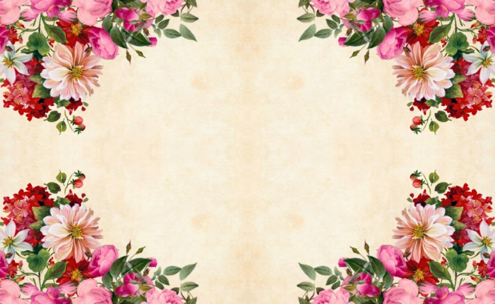 Цветочный фон для текста