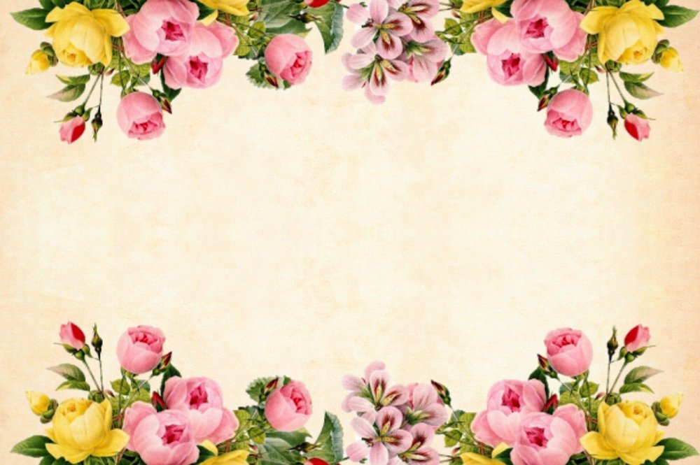 Фон с цветами для текста