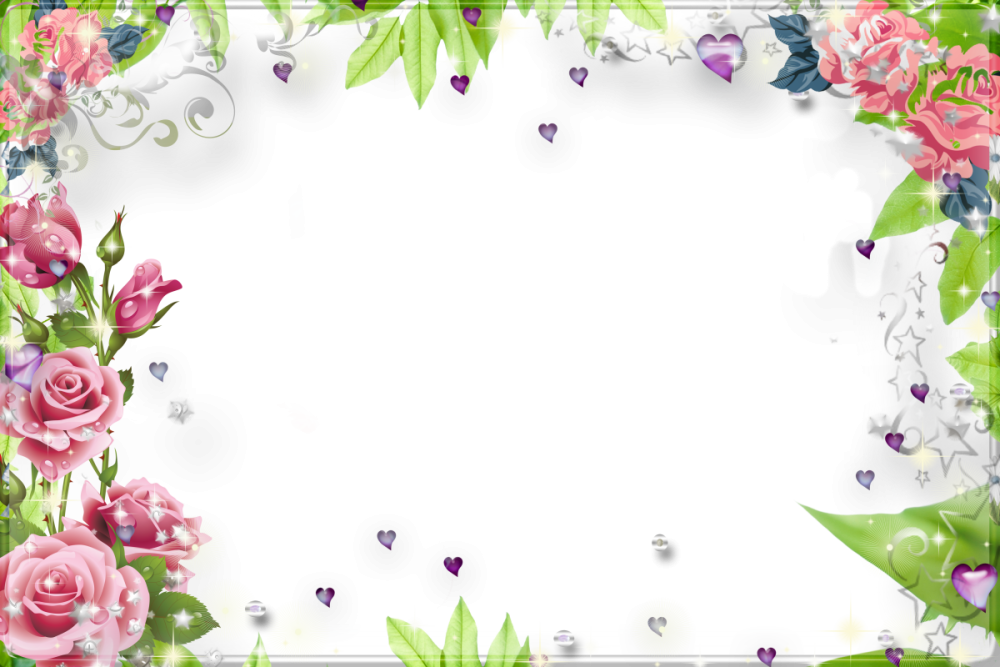 Красивая Цветочная рамка