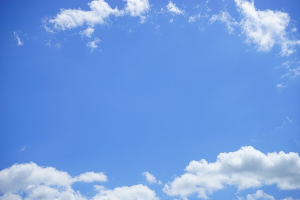 Летнее небо с облаками