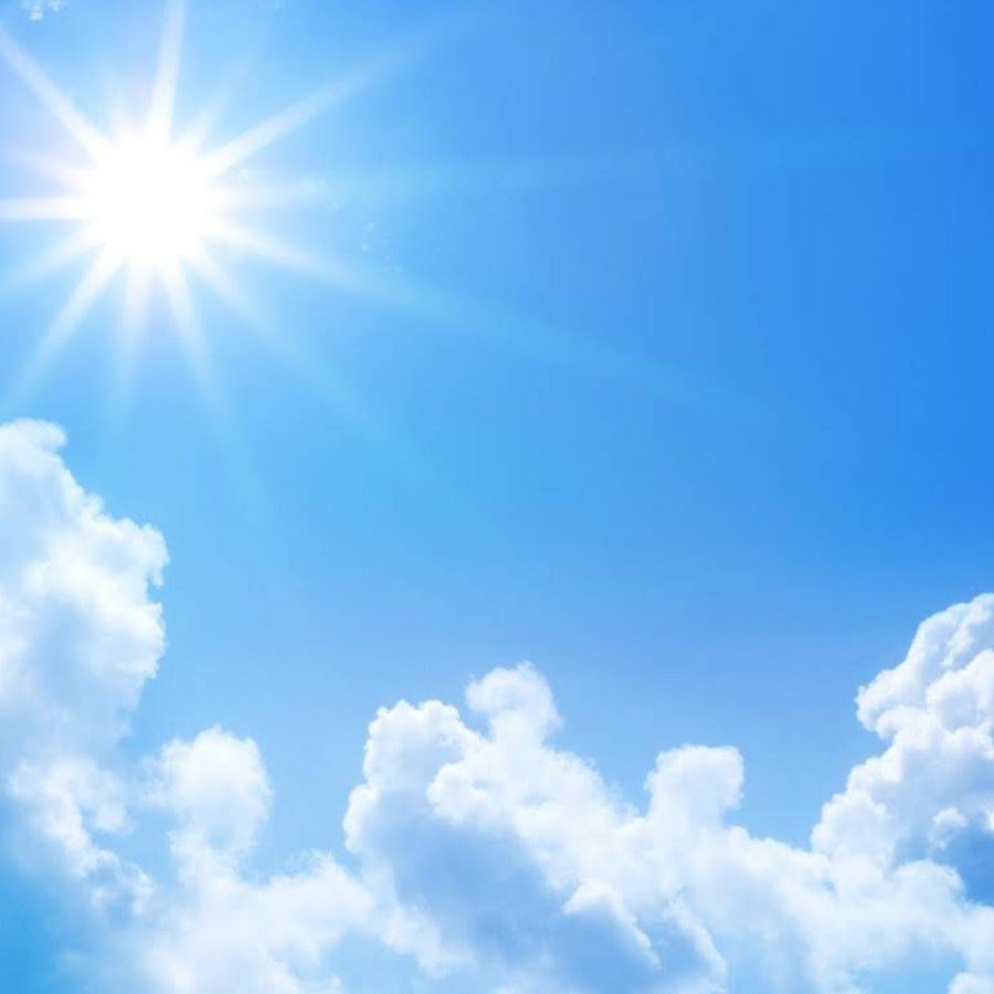 Голубое море и солнце