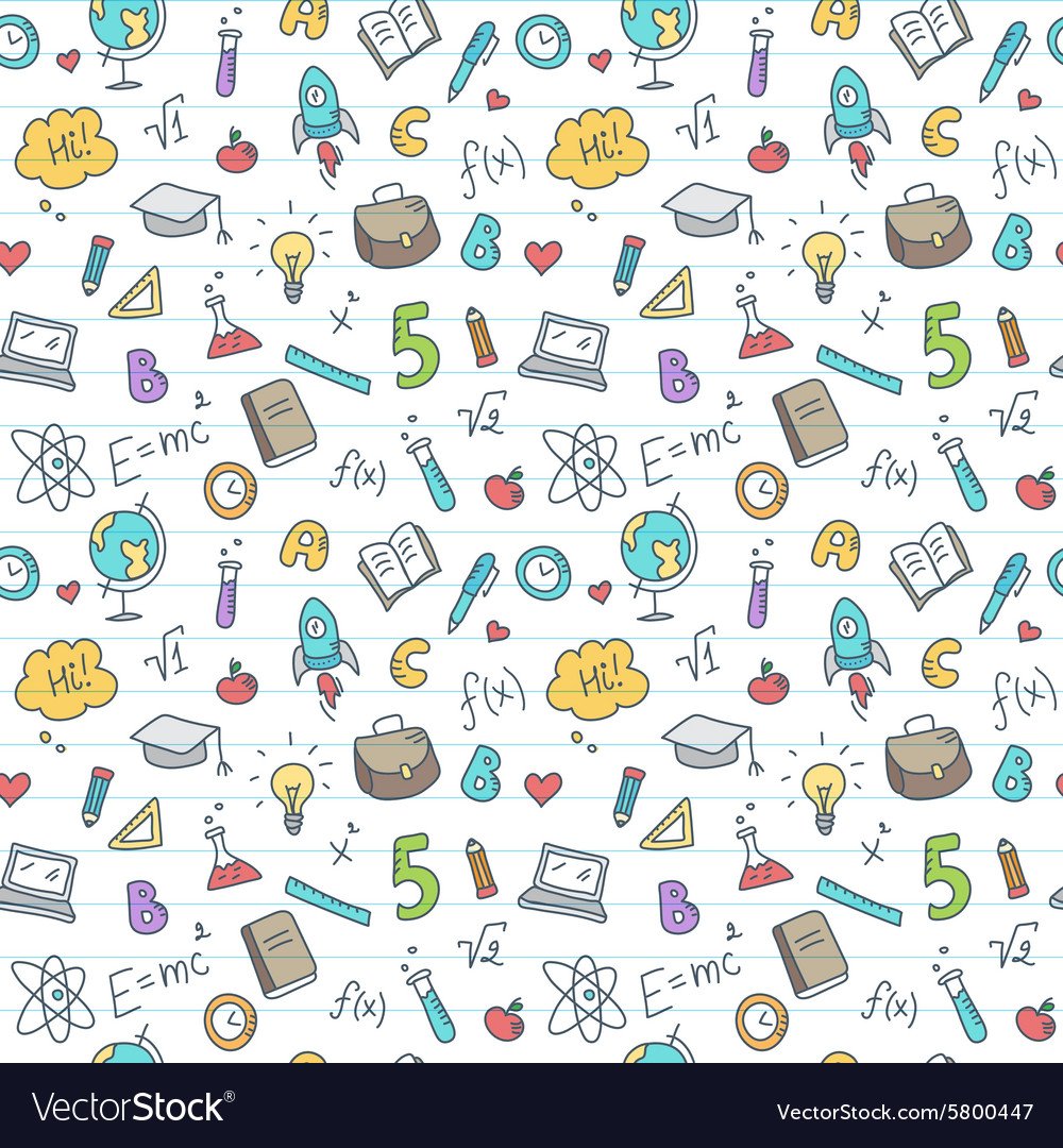 Поттерн со школьной тематикой