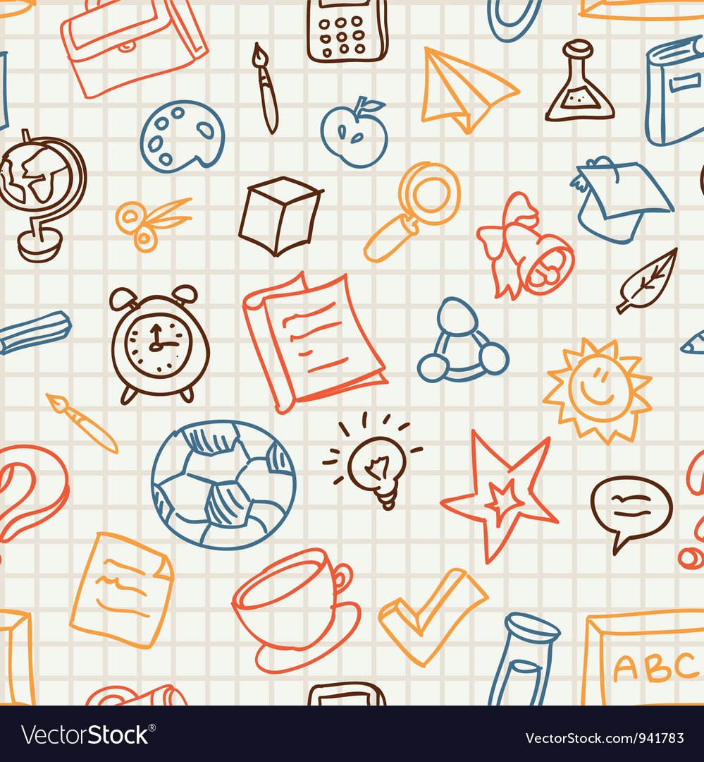 Орнамент Школьная тематика