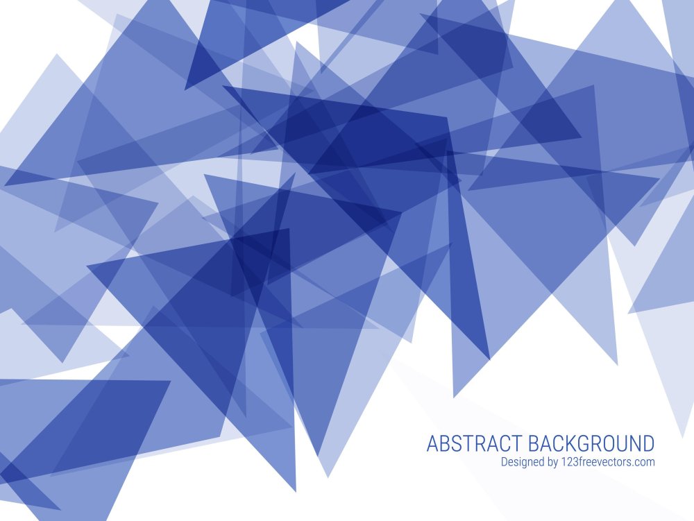 Синий фон из треугольников