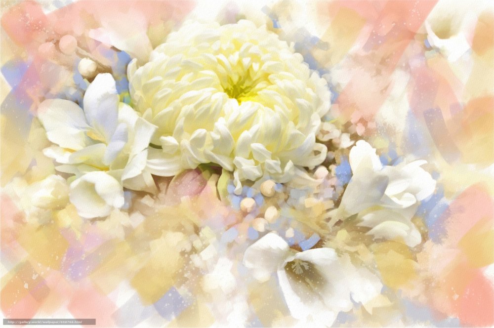 Цветочная акварель Альберто Гильена пионы