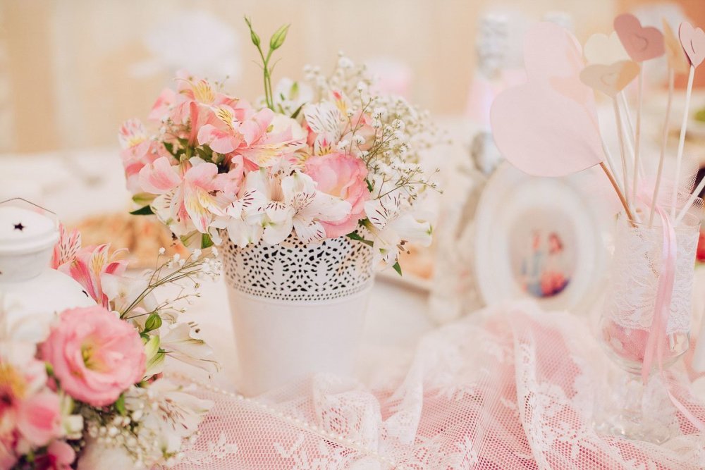 Цветы в пастельных тонах