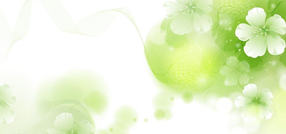 Нежно зеленый фон