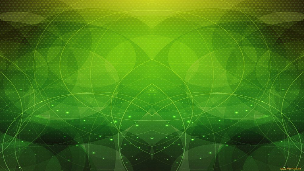Зеленый фон