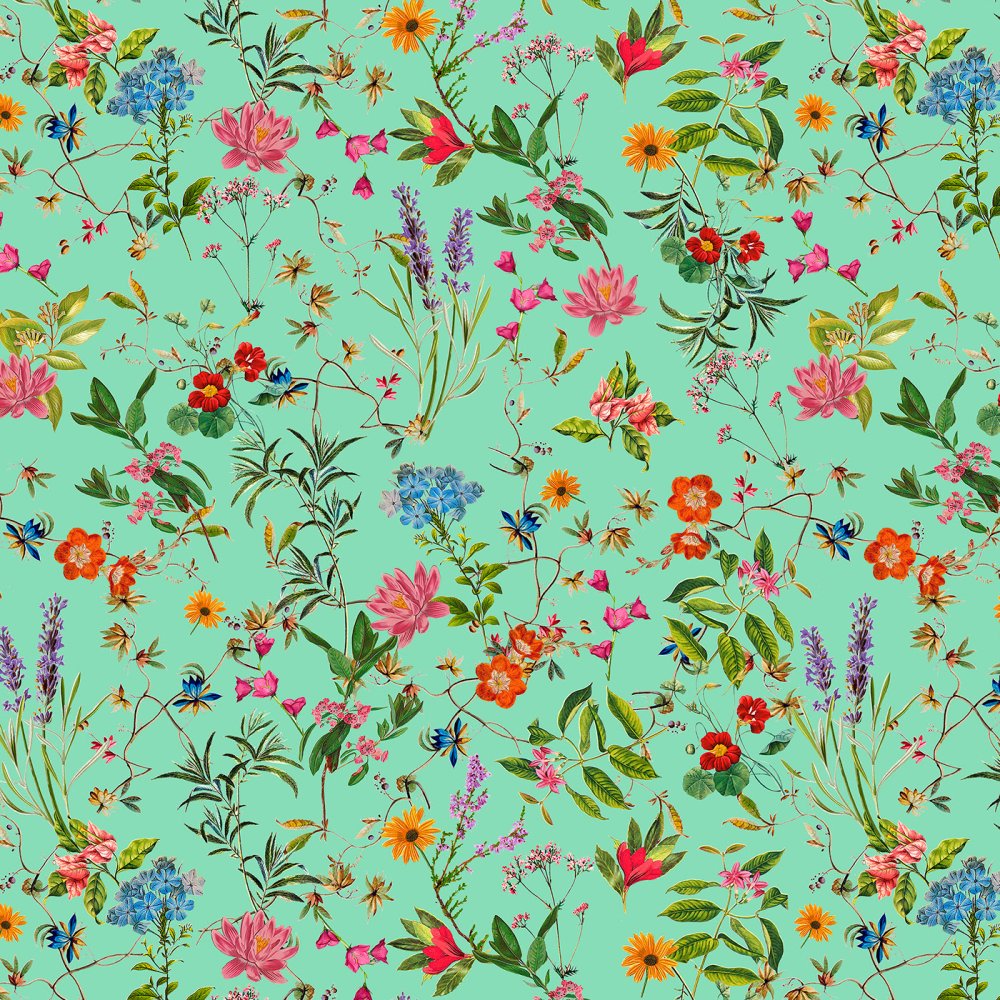 Цветочный принт для скрапбукинга