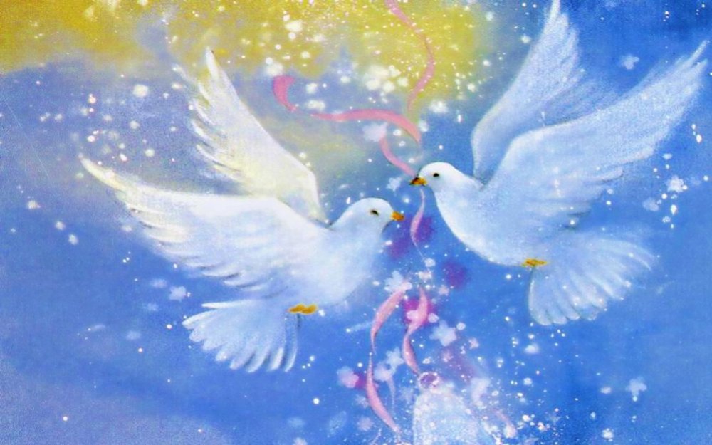 Крещение голубь