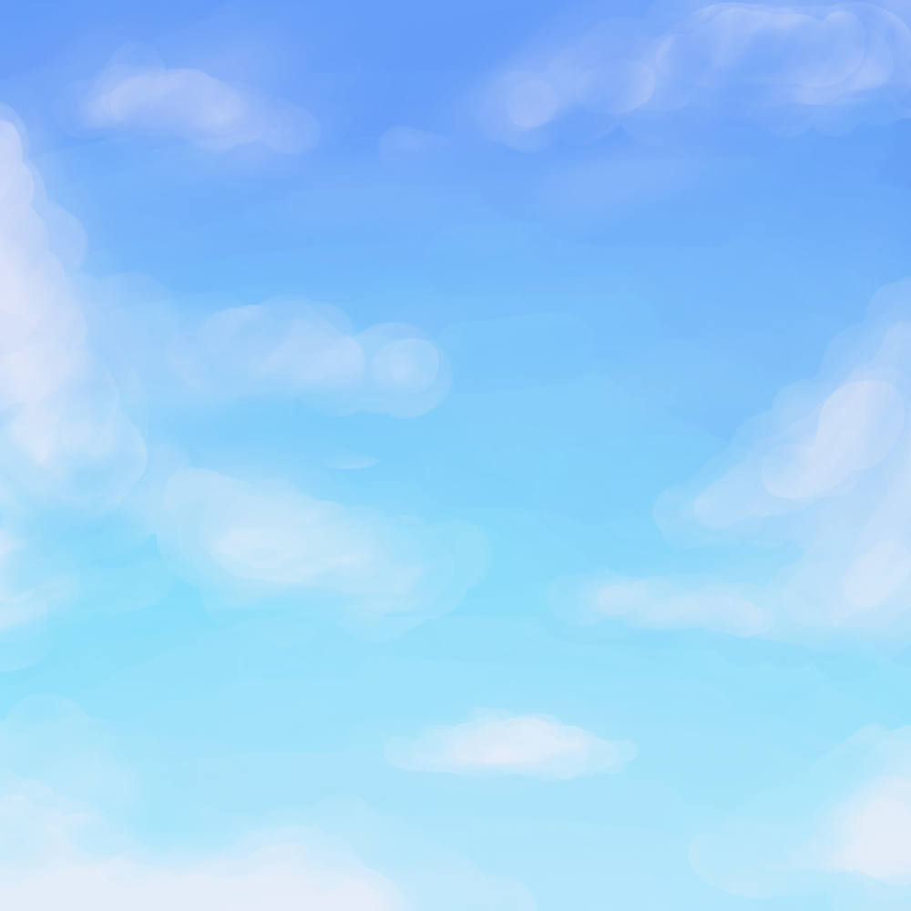 Голубое небо с облаками