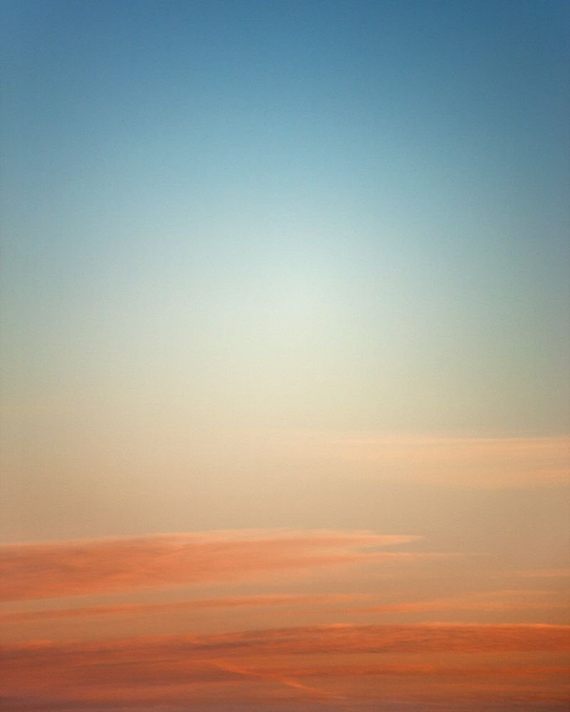 Голубое небо с облаками