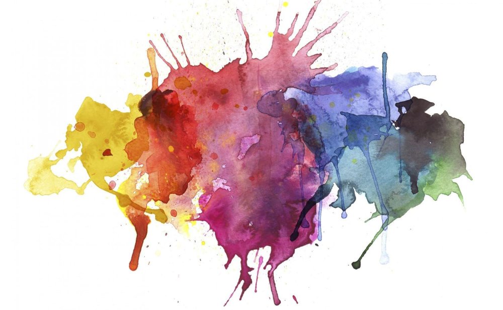 Разноцветные Кляксы