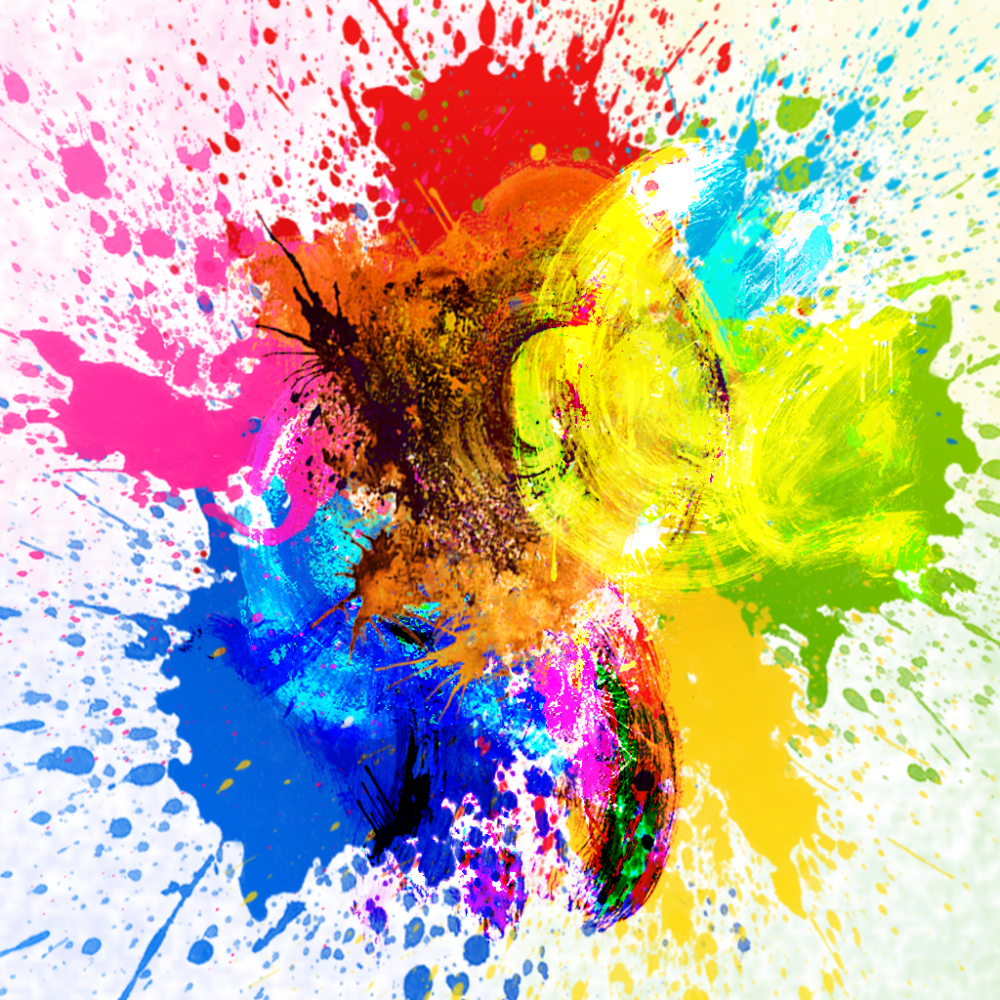 Разноцветные Кляксы