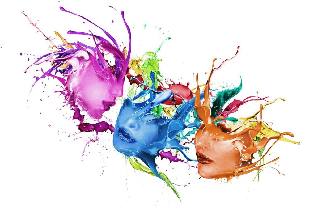 Разлитая краска