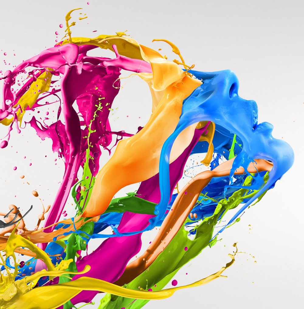 Разлитая краска