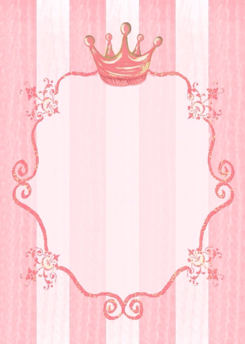 Пригласительные в стиле принцессы