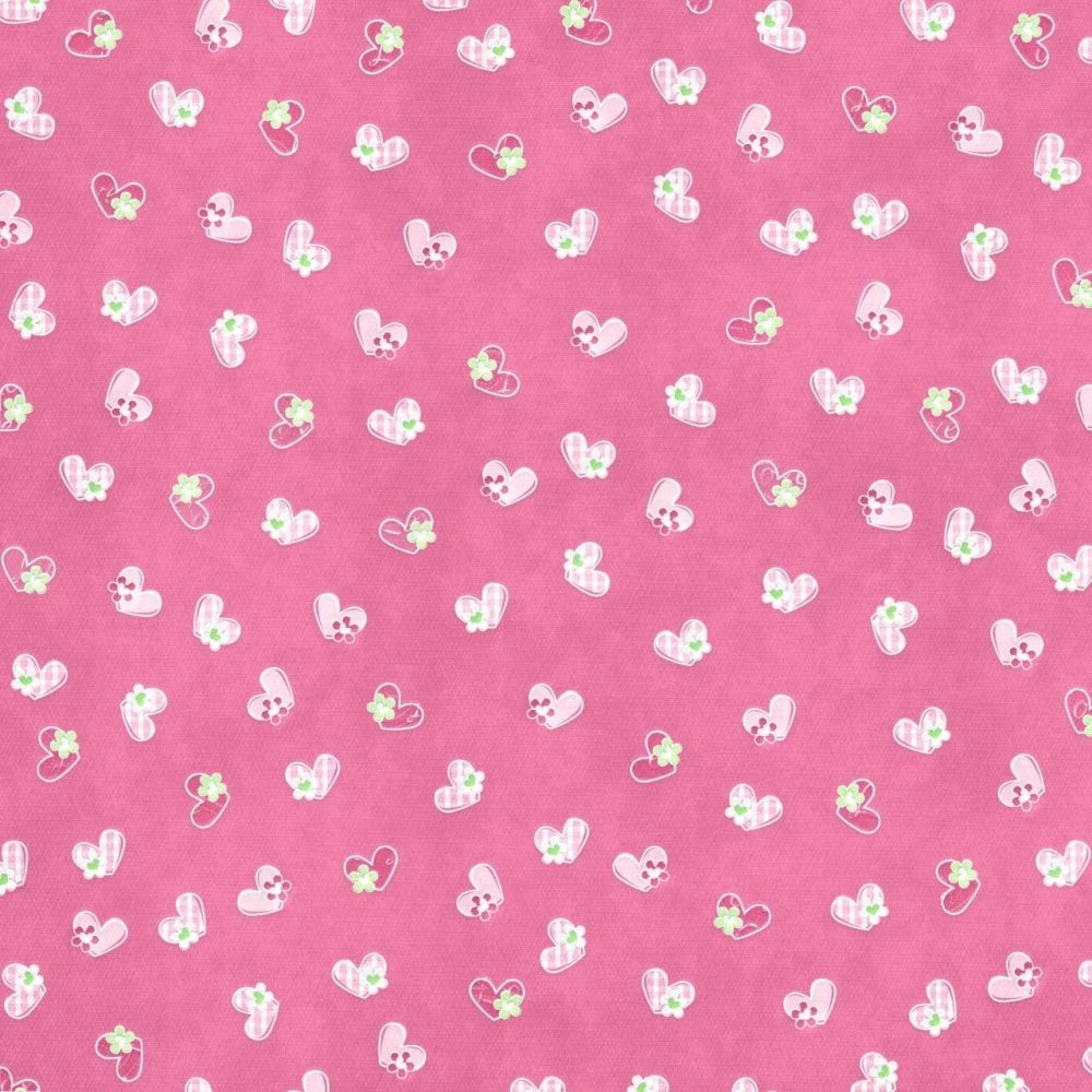 Розовый фон с лапками