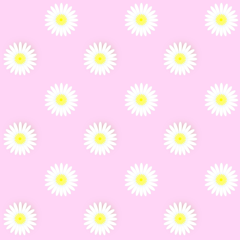 Милый фон с ромашками