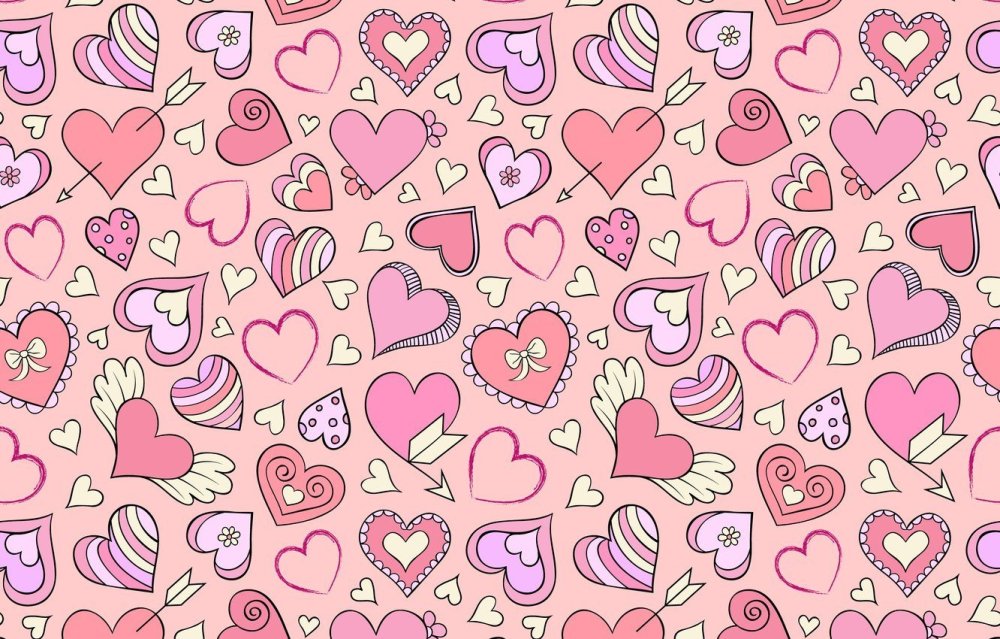 Фон сердечки