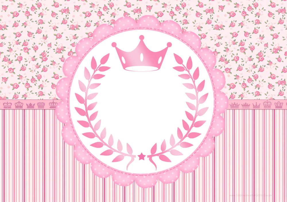 Фон с коронами для принцессы
