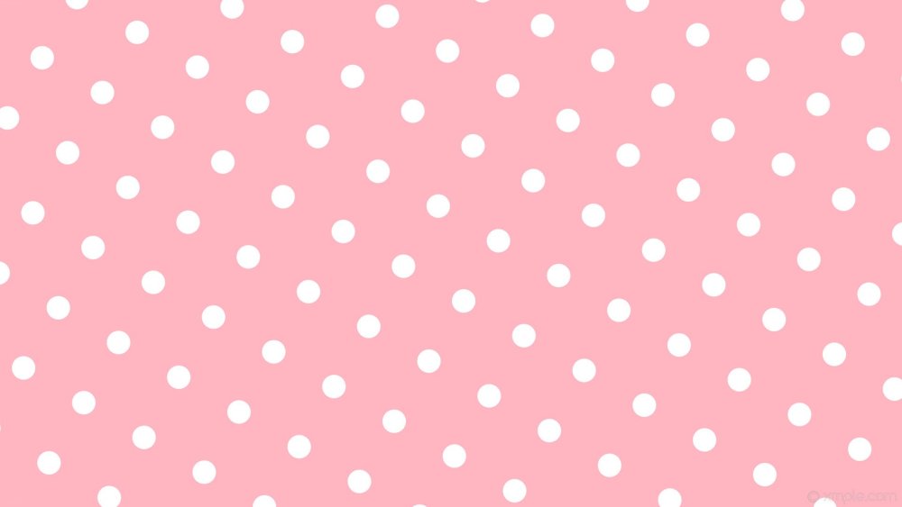 Розовый фон в горошек