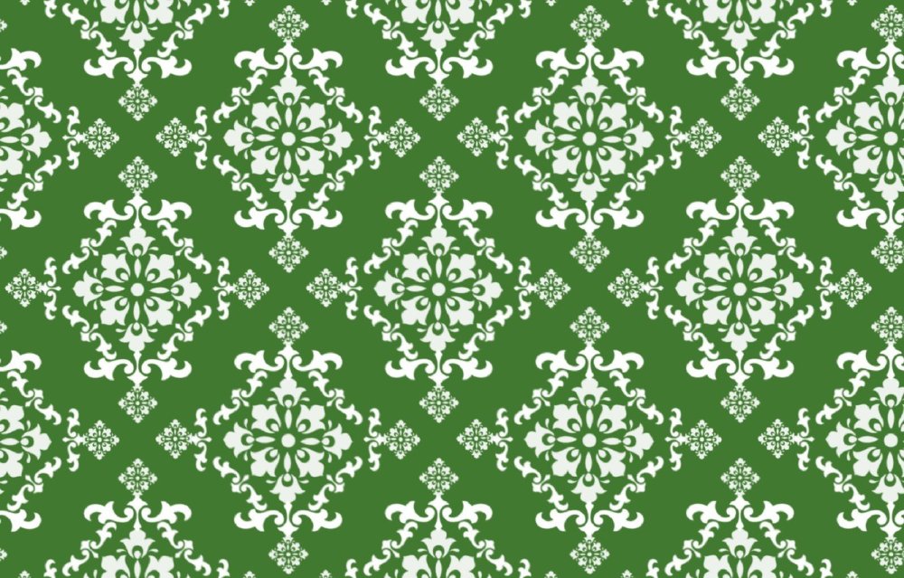 Зеленый орнамент
