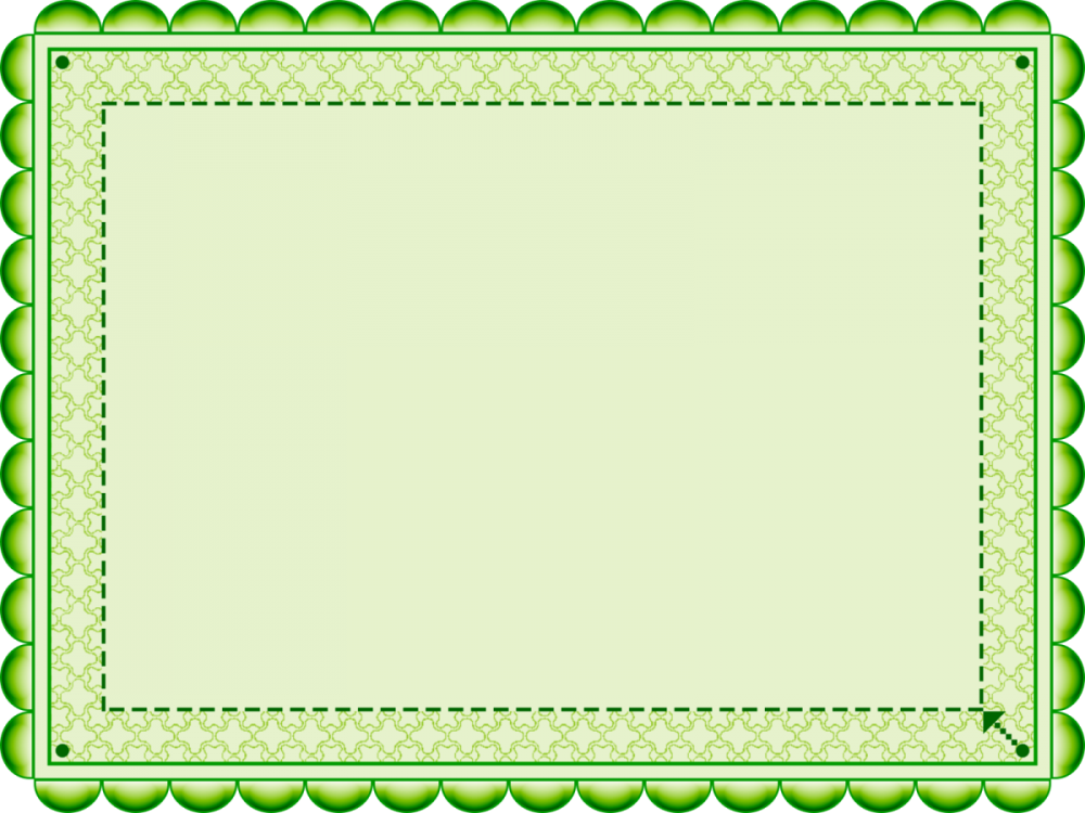 Зеленый фон с орнаментом