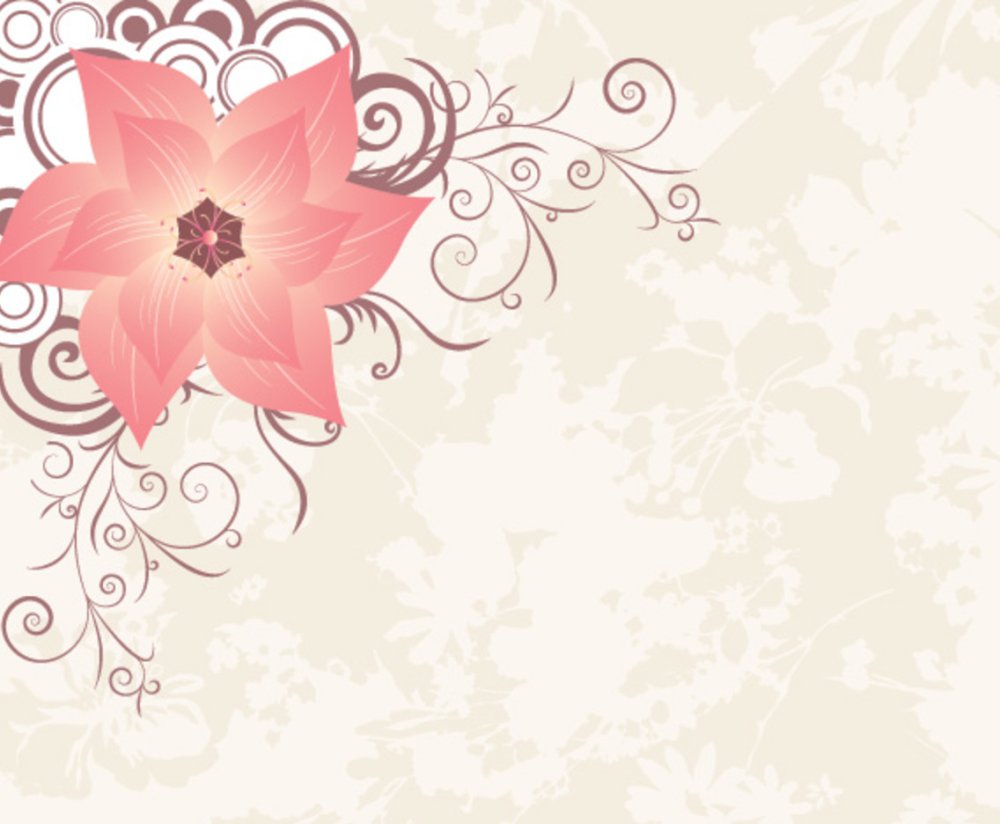 Красивые цветы для визитки