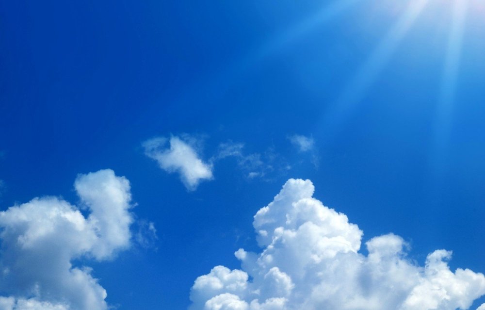 Голубое небо