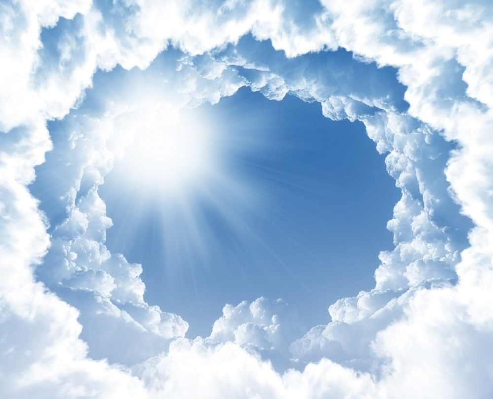 Небо солнце облака