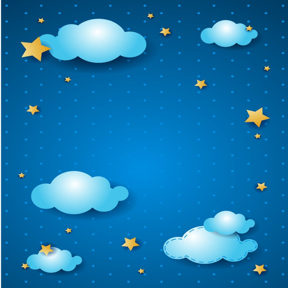 Небо мультяшное