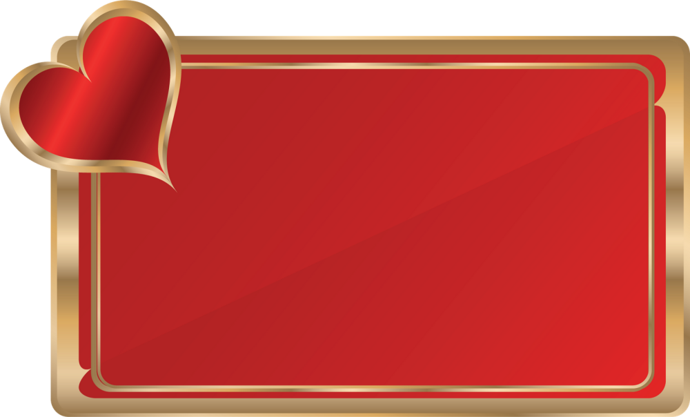 Красная рамка для надписи