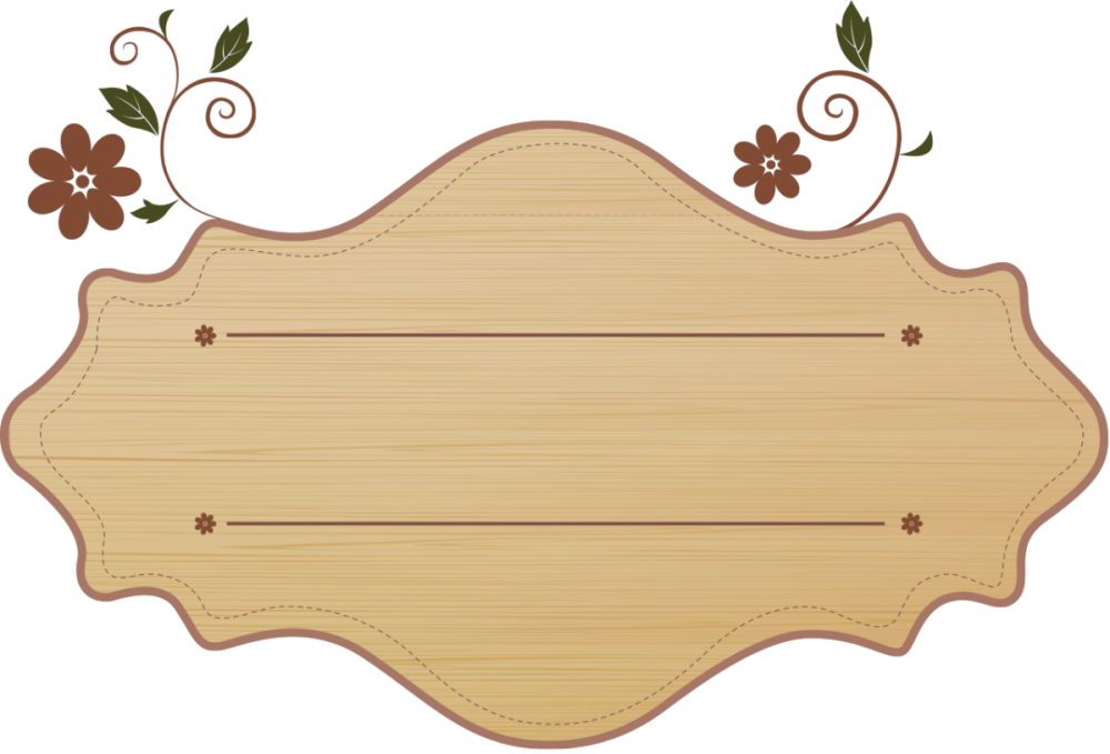 Красивая табличка для надписи