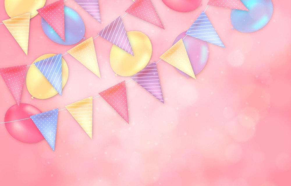 Фон с днем рождения девочке