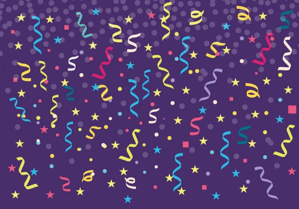 Конфетти и серпантин