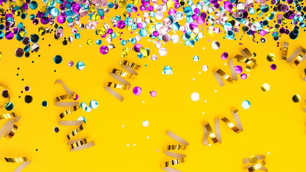 Фон конфетти