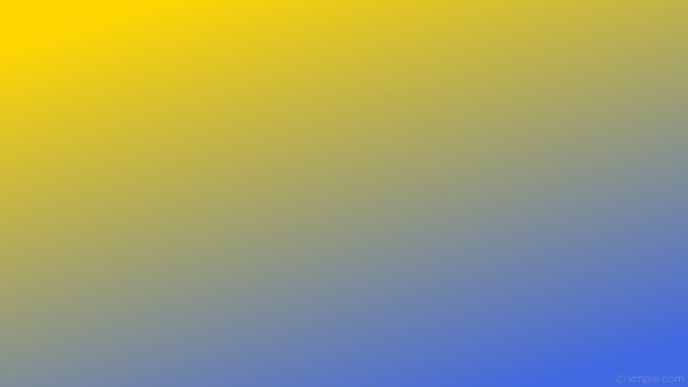 Градиент с желтым цветом