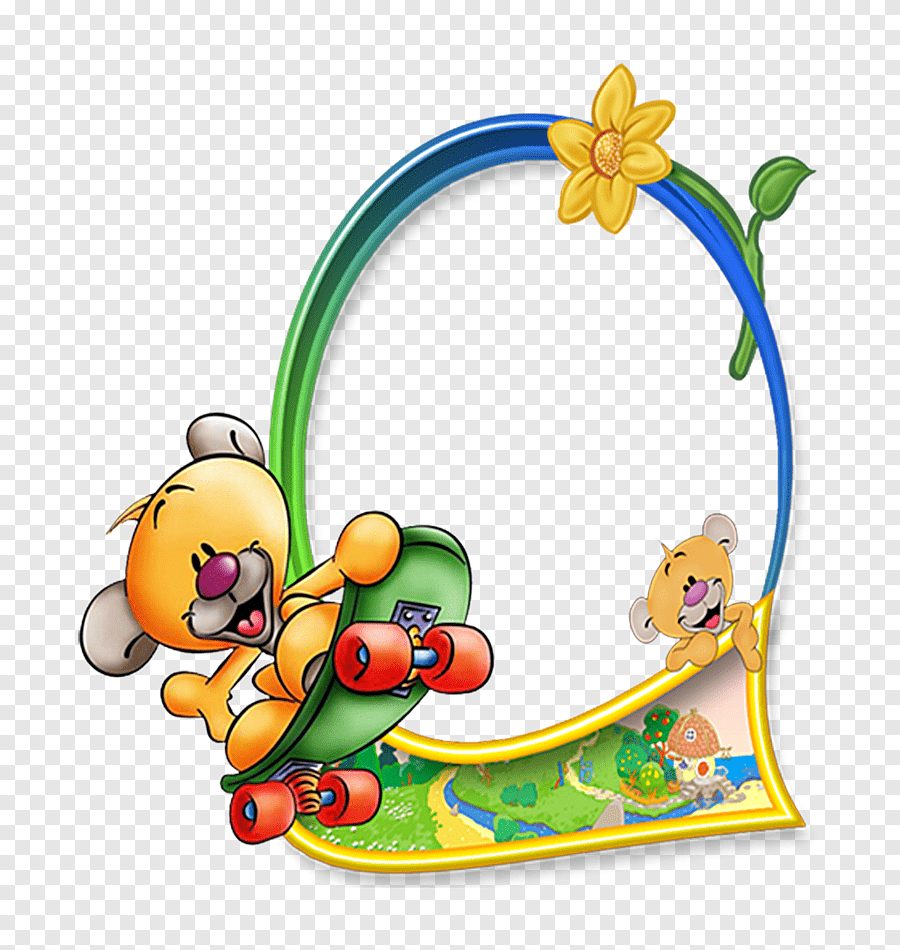 Рамки для виньеток детские