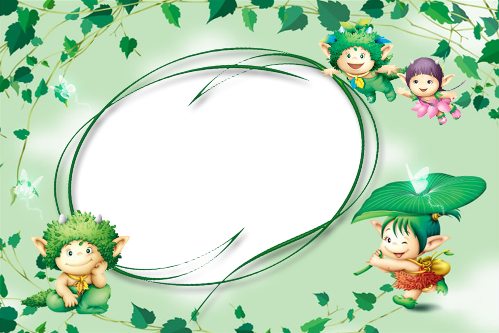 Рамки для виньеток детские