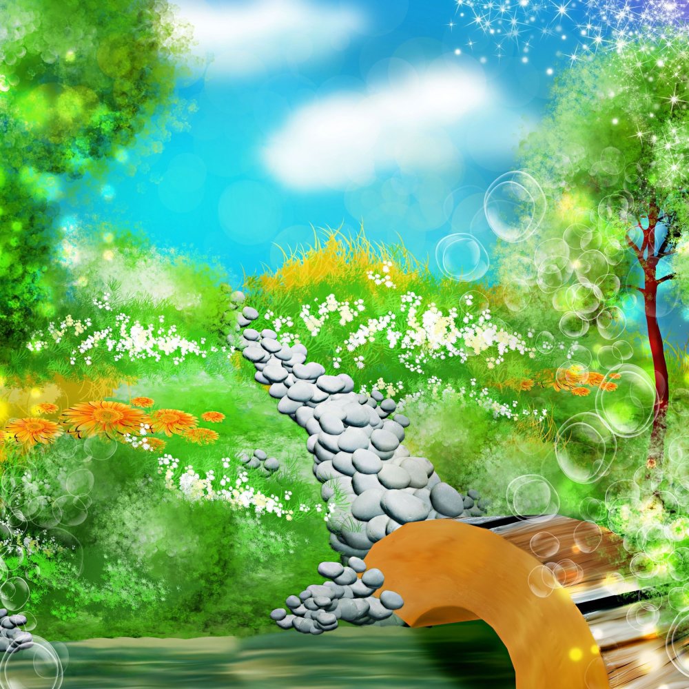 Сказочный фон для фотошопа