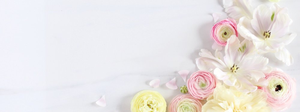 Нежный фон с цветами