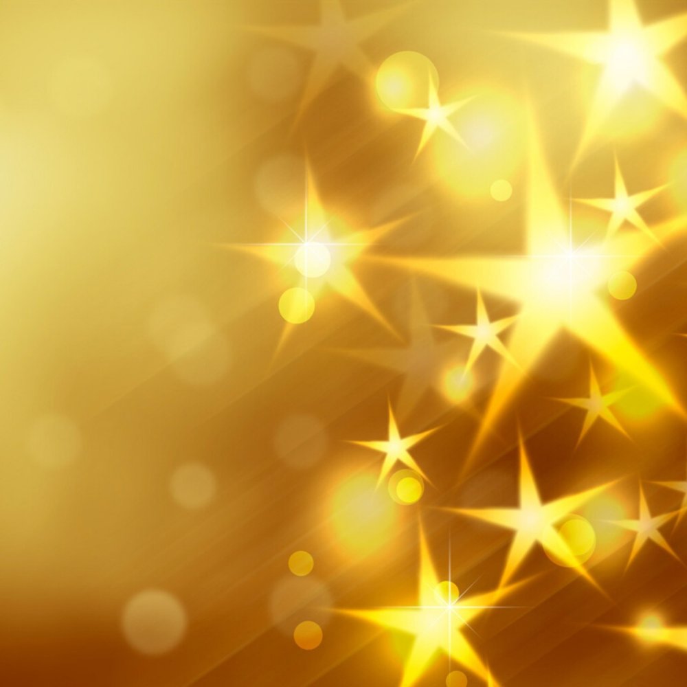 Золотые звезды фон