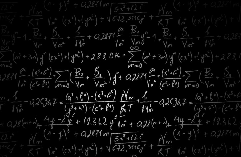 Бирюзовый фон математика