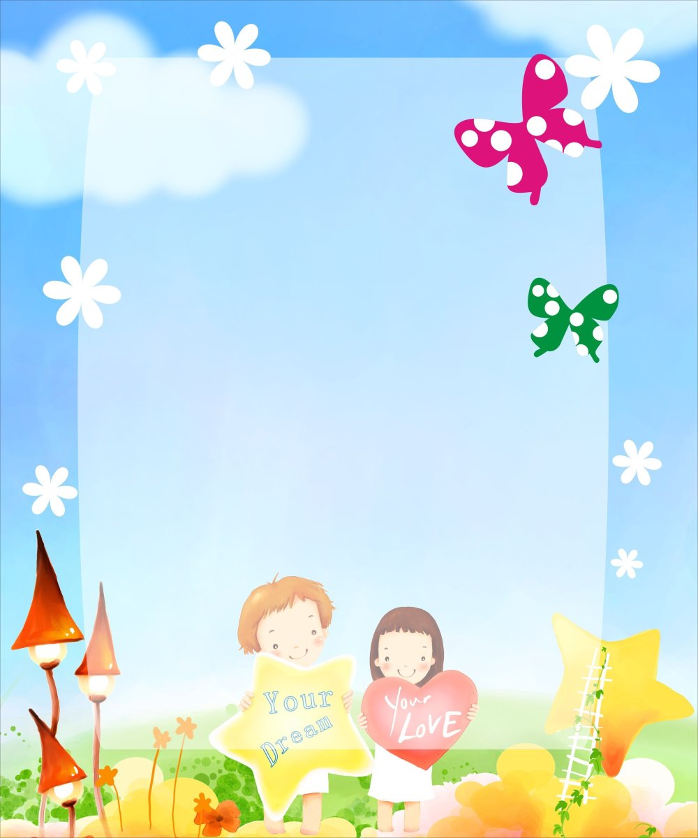 Фон детский сад