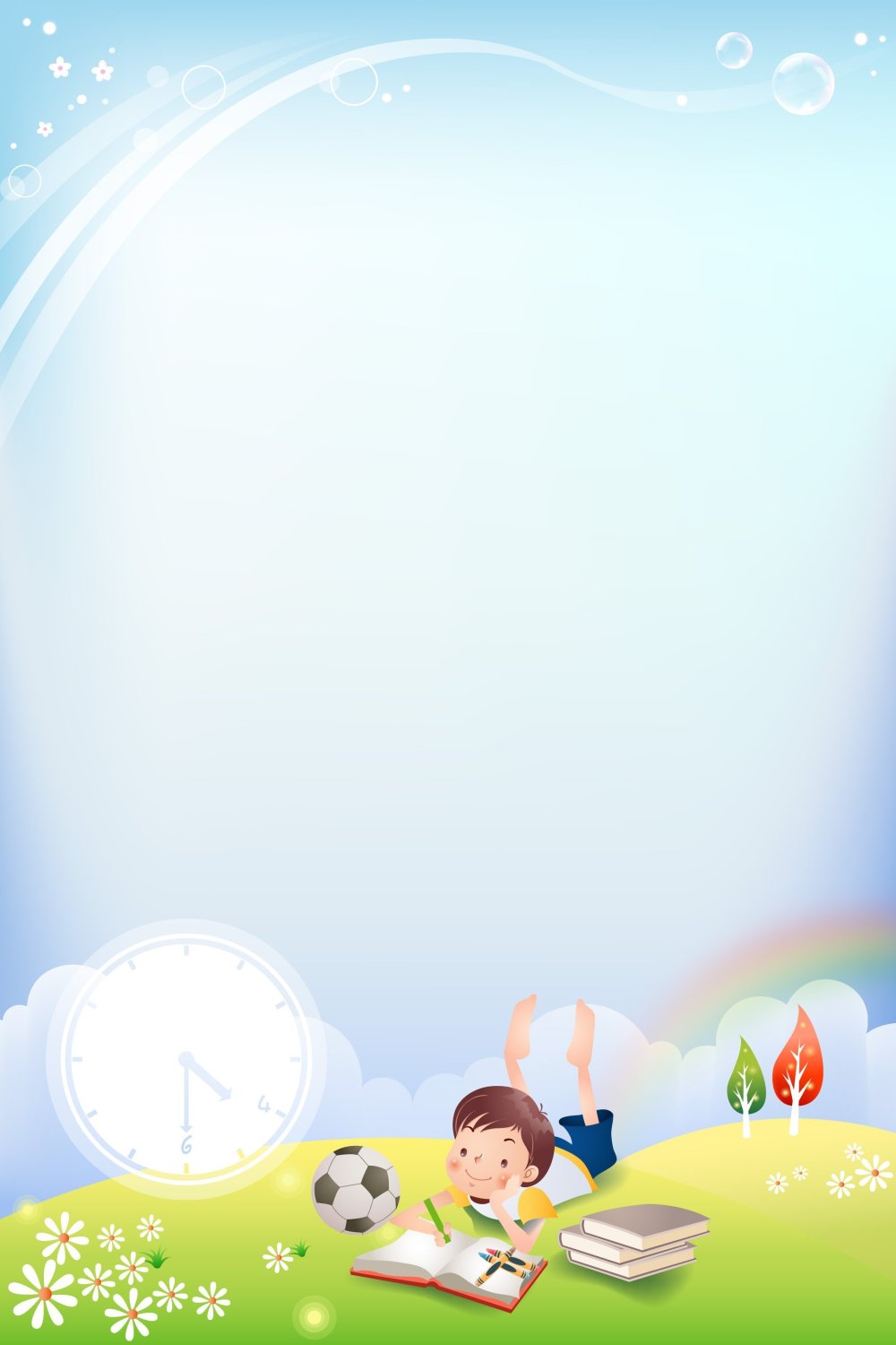 Фон для детского портфолио