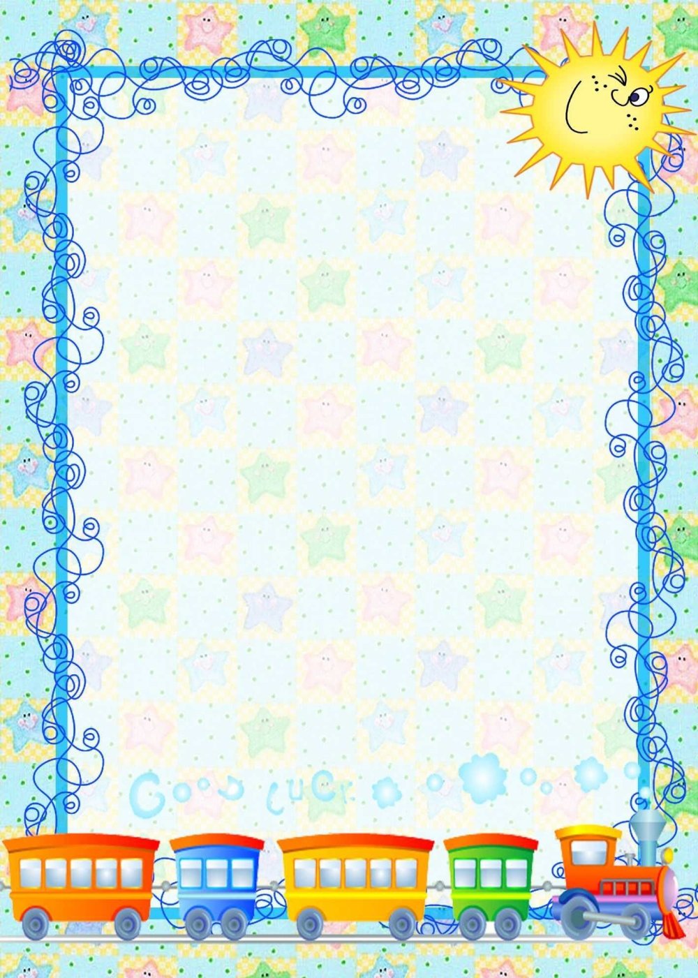 Рамки для текста детские
