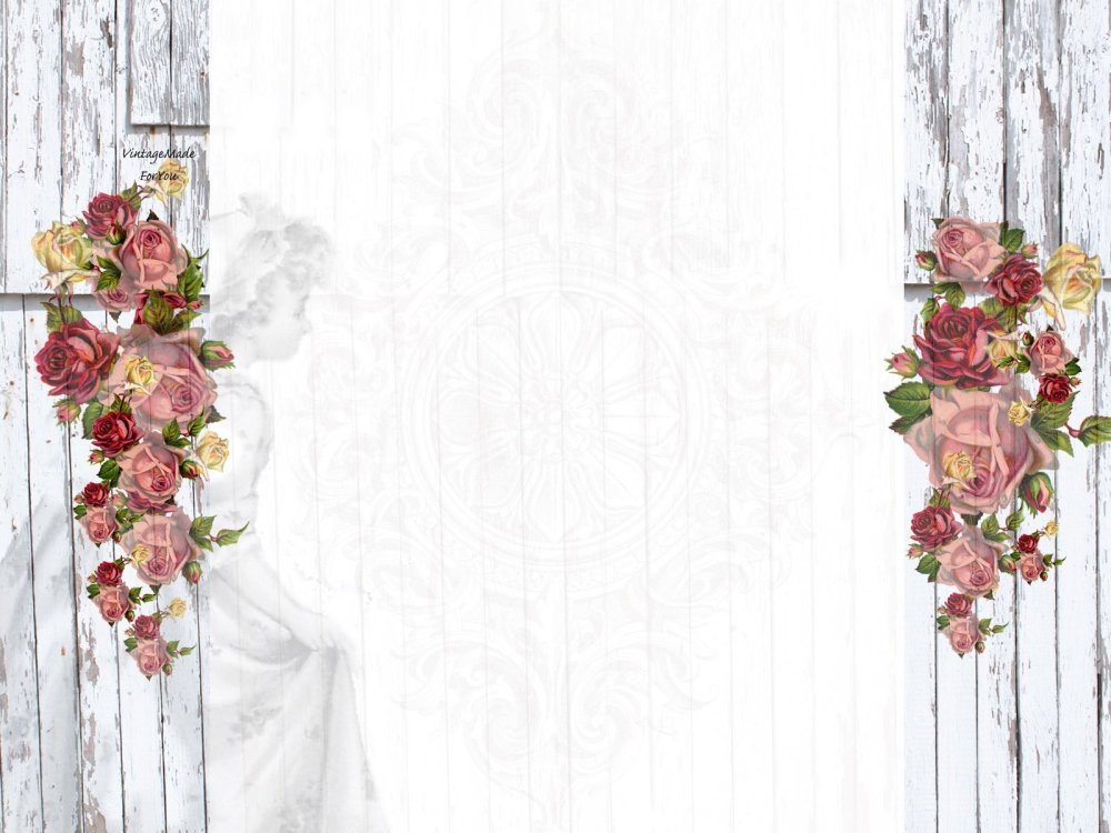 Винтажные фоны с цветами