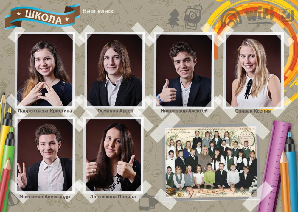 Школьный выпускной альбом